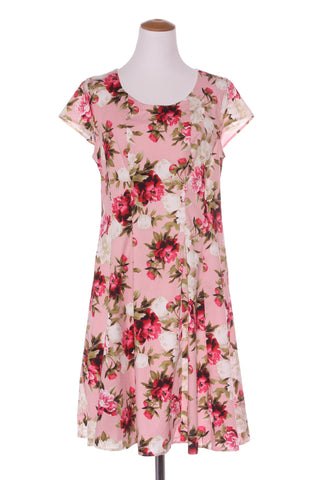 NO LABEL - Floral cotton swing dress! 14