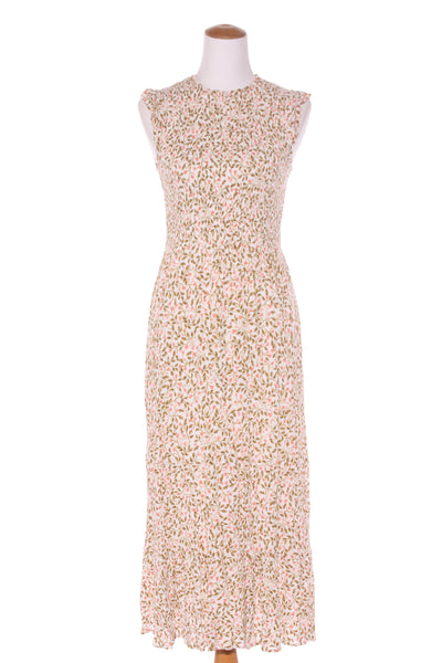 MAX - Shirred floral midi dress! 8-10