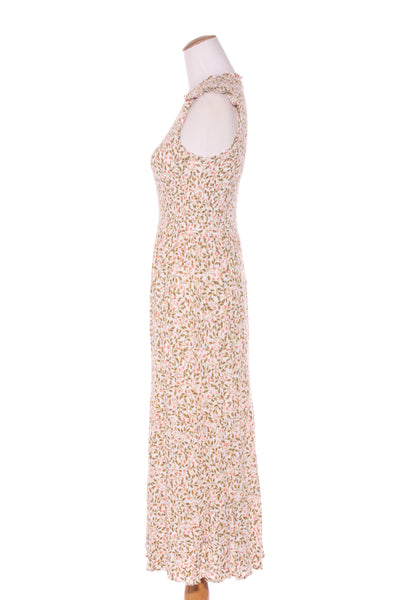 MAX - Shirred floral midi dress! 8-10