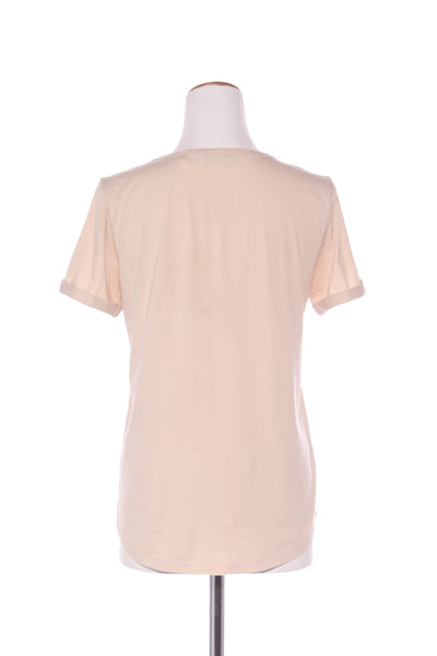 COUNTRY ROAD - Velvet logo tee - Creamy beige! 8-10