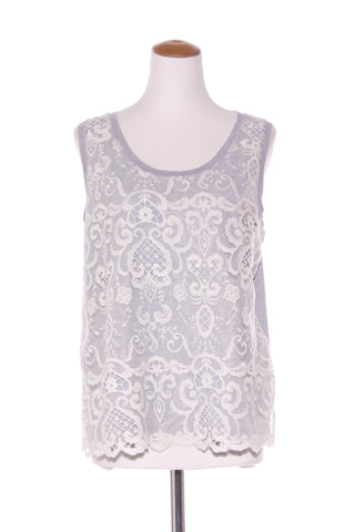 SILVER LINING - Mesh lace panel tank! 16