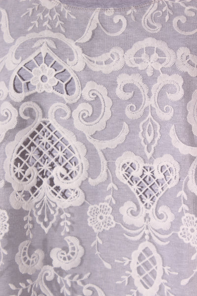 SILVER LINING - Mesh lace panel tank! 16