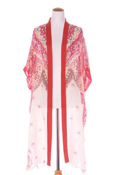 ECHO - Linen + modal paisley duster! 8-18