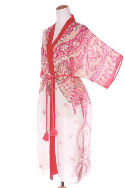 ECHO - Linen + modal paisley duster! 8-18