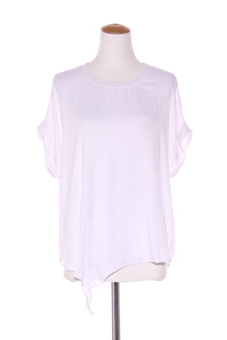 EMERGE - Rib trim viscose tie front top! 16