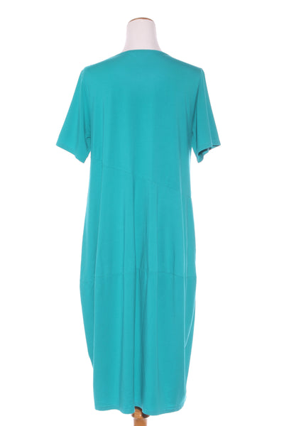 TIRELLI "Short sleeve diagonal seam" dress! 16