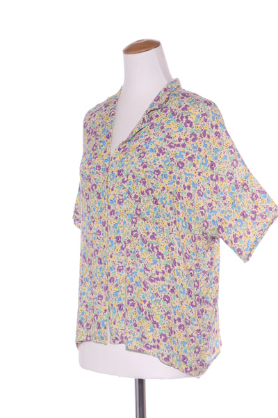 LONGLOST - 80's style floral print shirt! 10-14