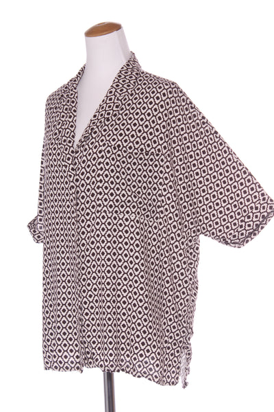 NO BRAND - Moroccan geo print shirt! 16-18