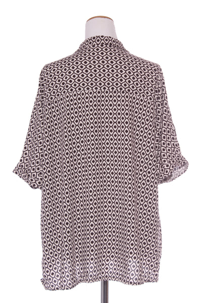 NO BRAND - Moroccan geo print shirt! 16-18