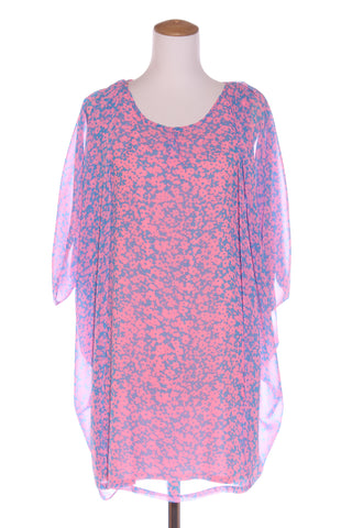 AUGUSTINE (LN) Cape sleeve shift dress - Floral! 10