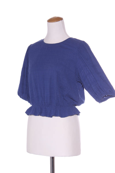SEEKING LOLA - Shirred puff sleeve crop top! 10