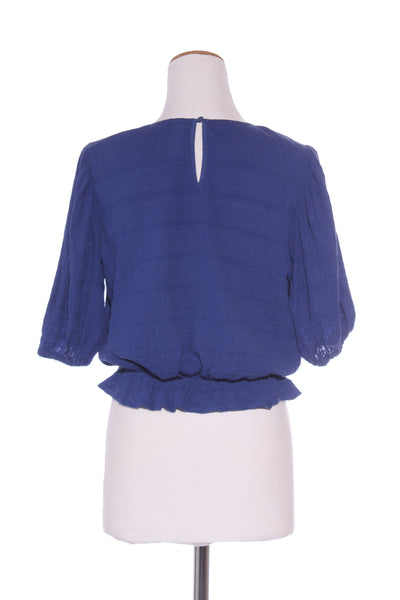 SEEKING LOLA - Shirred puff sleeve crop top! 10