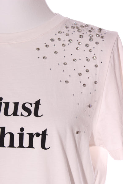 DECJUBA - Embellished "not just a t-shirt" tee! 10-12