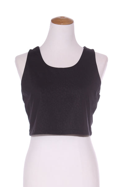 SWEAT REPUBLIC - Black leopard print crop top! 16