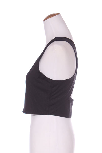 SWEAT REPUBLIC - Black leopard print crop top! 16