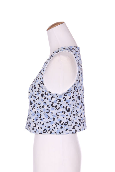 SWEAT REPUBLIC - Blue leopard print crop tank! 16