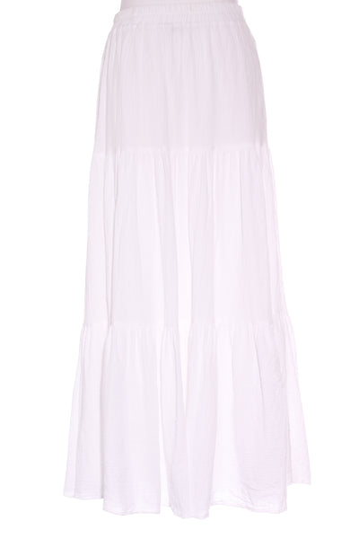 MOOLOOLA - Textured rayon tiered maxi skirt! 14