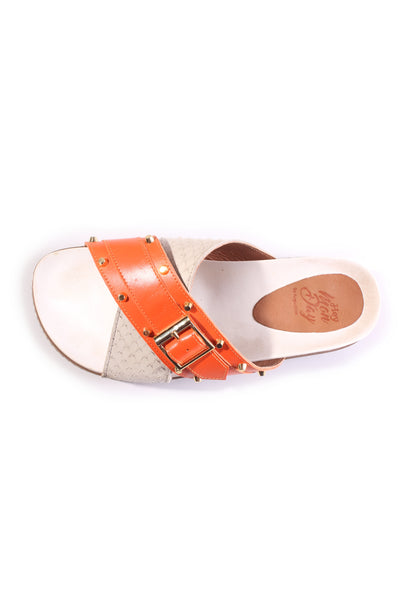 HEY MONDAY "Stella" leather sandal! 41