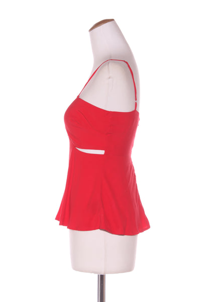 RUBY (NZ) Cut out detail red cami! 6