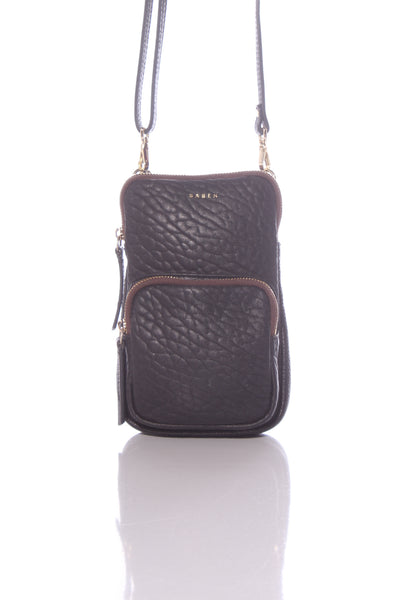 SABEN - Nikko pocket phone sling bag - Bubble leather!