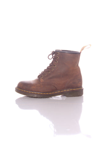 DR MARTENS - Crazy horse leather boots - Brown ! 10