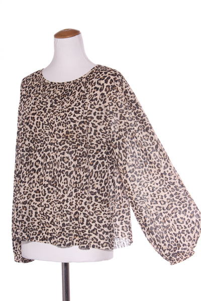 H&M - Leopard pleat blouse! 14
