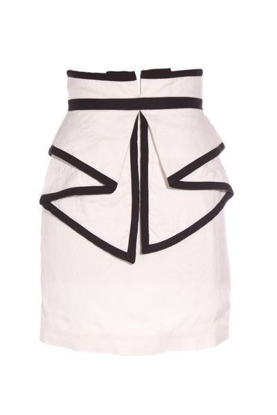 SASS & BIDE "Shadow box" linen blend mini skirt! 6