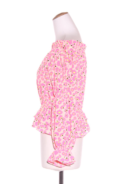 AUGUSTINE - Off the shoulder pink blossom print top! 12