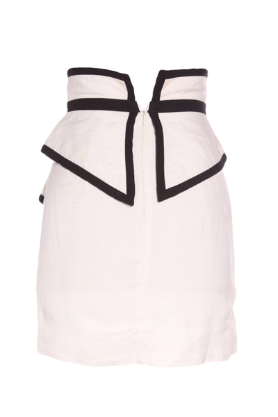 SASS & BIDE "Shadow box" linen blend mini skirt! 6