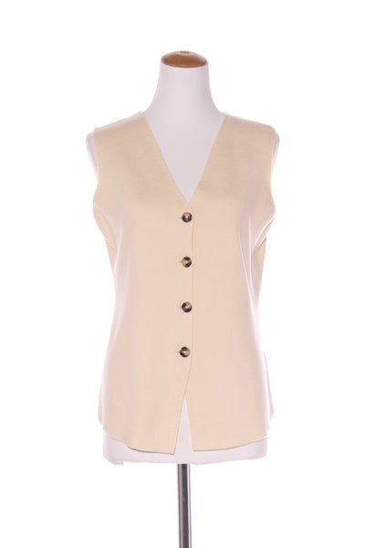 M&S "Soft touch" knit waistcoat! 12 Oatmeal