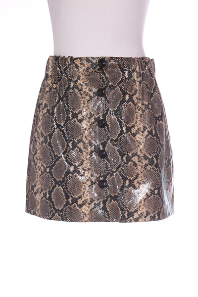 ZARA - Snakeskin pleather mini skirt! 12