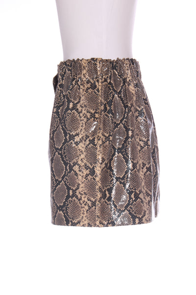 ZARA - Snakeskin pleather mini skirt! 12