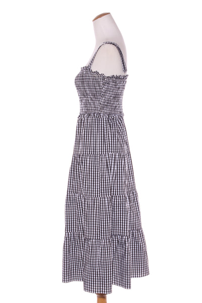 CHARLO - Gingham shirred midi dress! 8