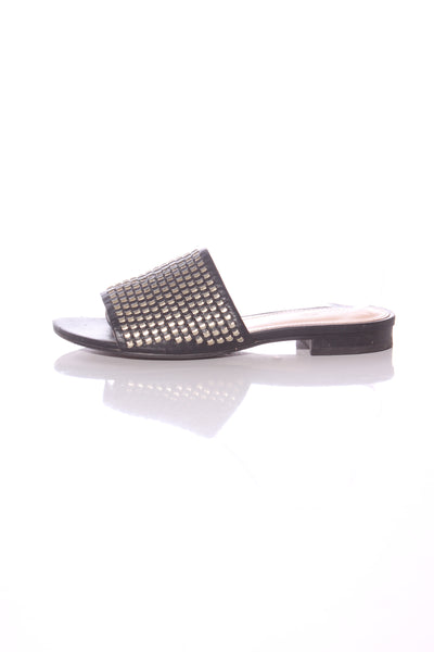 MIMCO "Venus" woven leather slides! 38