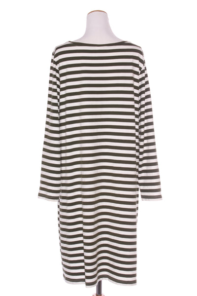 KOWTOW - Breton dress - Deep green stripe! 18