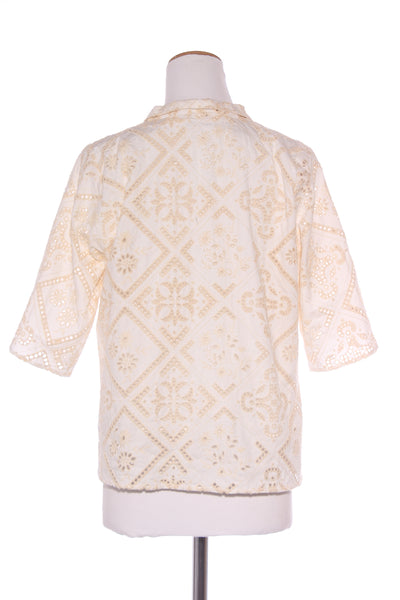 ZOE KRATZMANN - Cream broderie shirt! 12