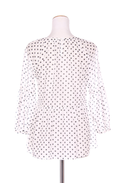 SEED - Polka dot cotton voile blouse! 6-8