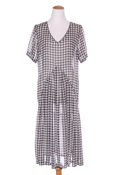 HARRÏE & SAM (NZ) V panel plaid midi dress! 12