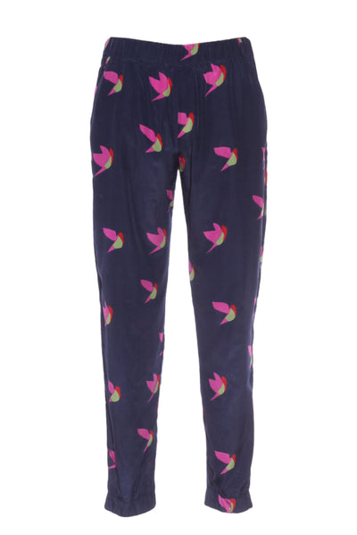 TOBY By David Pond - Bird print pant! 10