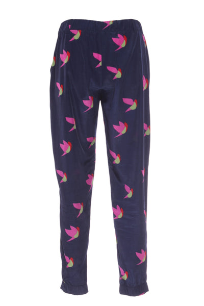 TOBY By David Pond - Bird print pant! 10