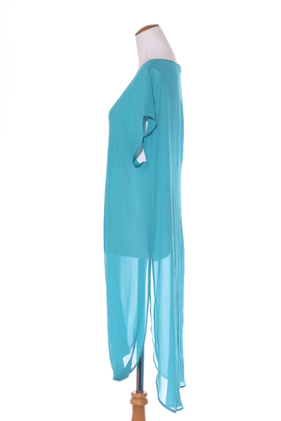 REPERTOIRE (NZ) "Serenity" chiffon dress - Aqua! 14