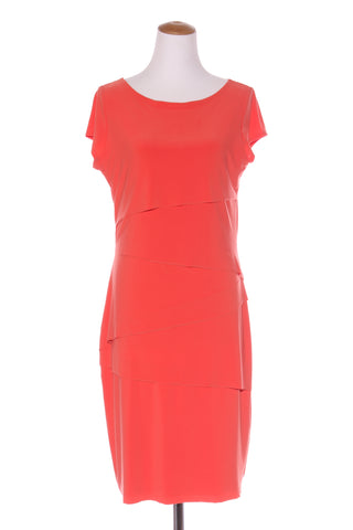JOSEPH RIBKOFF - Tiered orange dress! 14