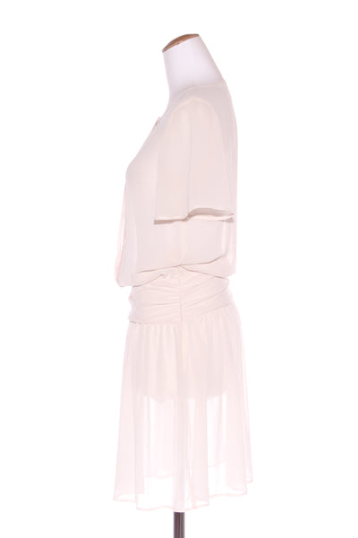 RICOCHET (NZ) Cream chiffon dress! 6