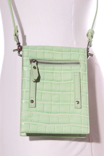 STOLEN (LN) Acid green leather bag on tour!