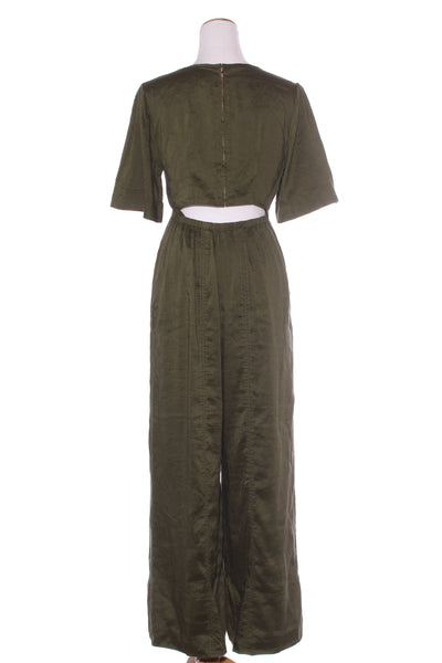 COUNTRY ROAD - Tailored linen/silk cut out jumpsuit! 12