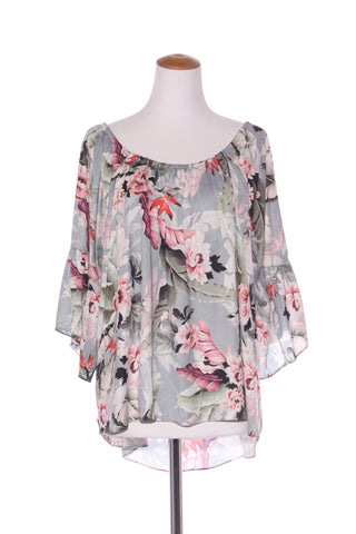 WITCHERY - Off the shoulder floral satin top! 14