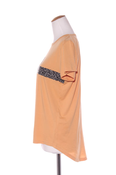 STELLA + GEMMA - Orange cross tee! 10-12