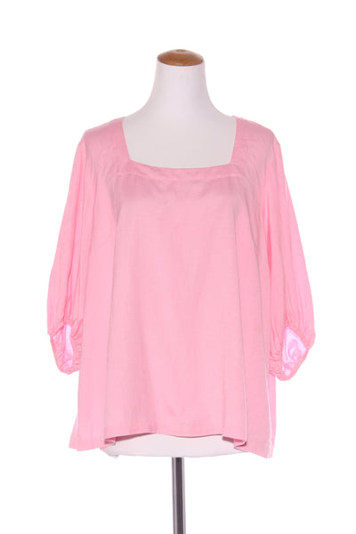THE EDIT By Caitlin Taylor - Pink linen top! 12