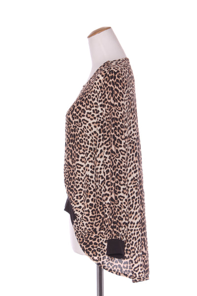 IMAGINE (ITA) Leopard print scoop hem top! 12