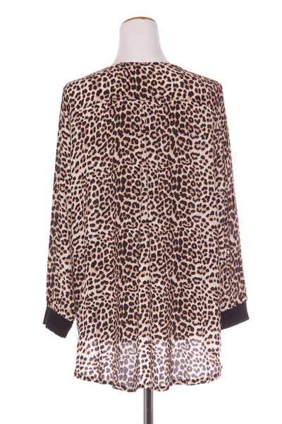 IMAGINE (ITA) Leopard print scoop hem top! 12